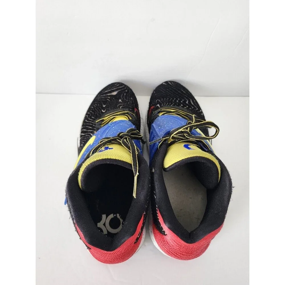 Men's Size 9.5 Nike KD 14 Pop Art Shoes Black-White-Yellow Strike CW3935-004